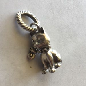 Brighton jewelry silver cat charm
